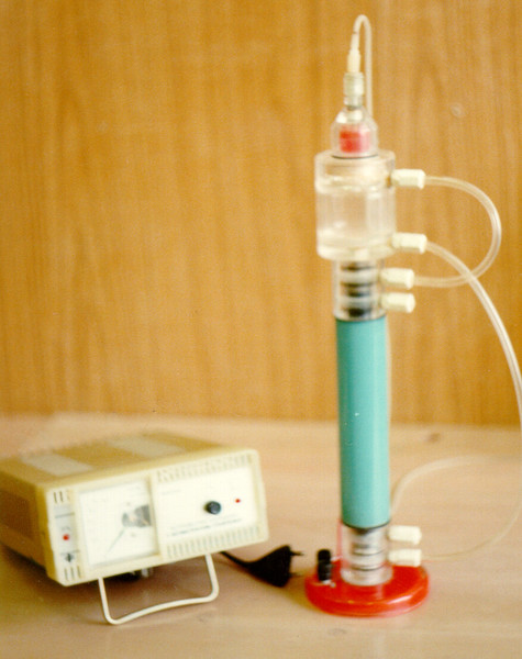 STEL-MT-1 device with electrochemical reactor FEM-1 developed under the direction of V.М. Bakhir in VNIIIMT in 1989 on the instructions of the Ministry of Health of the USSR. In 1990 the device was authorized by the Ministry of Health of the USSR for serial production and wide use in health facilities.