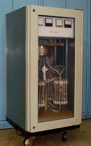 STEL-1000-SK device with electrochemical elements FEM-3 with a capacity of 1000 l / h on anolyte ANK for silage of forages.
